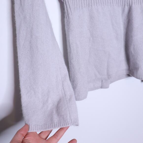 BEAUX BY BO Precious Poppy Spring Cardigan Lavender Sweater Casual Women's M - Picture 10 of 12